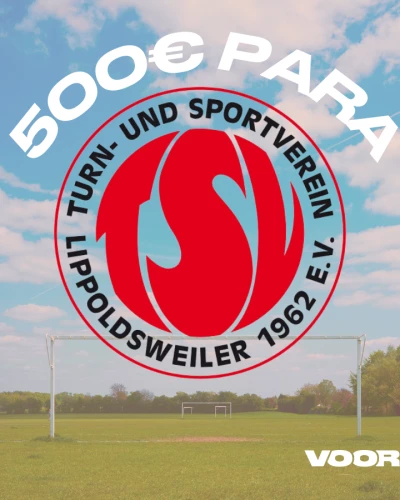 Un Golazo para el TSV Lippoldsweiler: 500 Euros para el F&uacute;tbol Juvenil